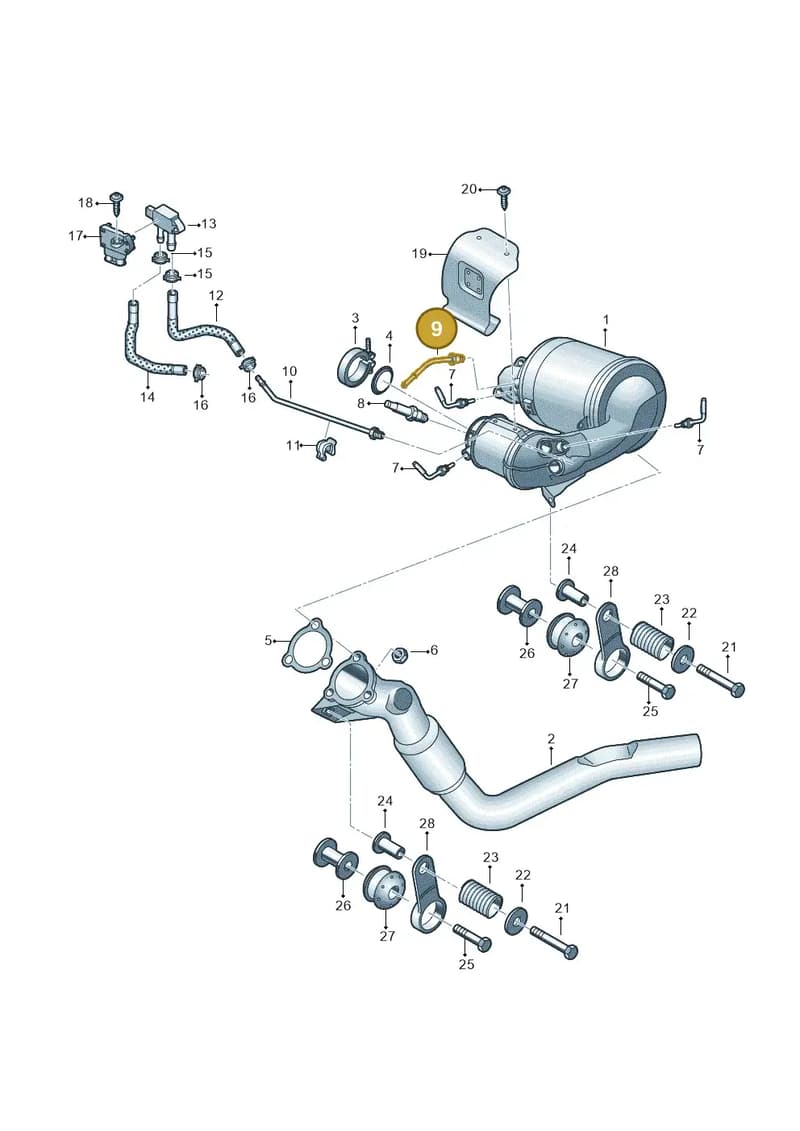 4N0131205E — Audi Q5 (2016-2025) diagram 896253710, position 9
