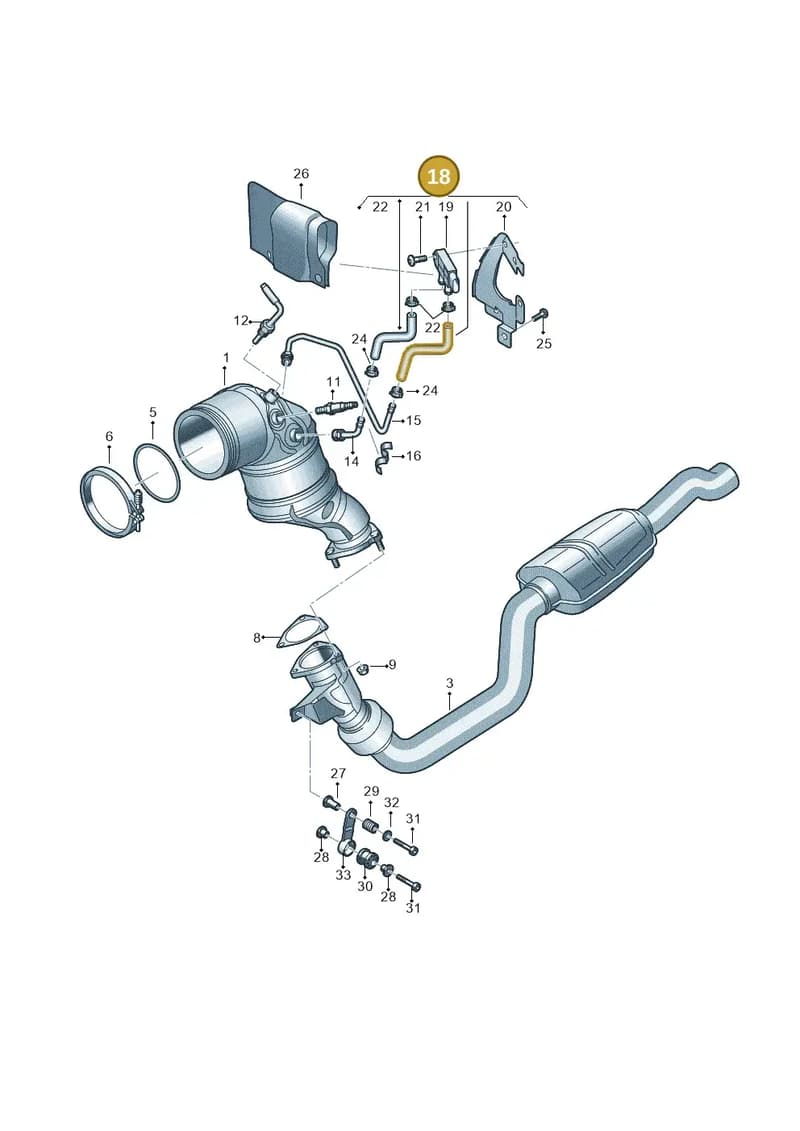 4N0131552AA — Audi RS6 Avant (2019-2025) diagram 838253500, position 18