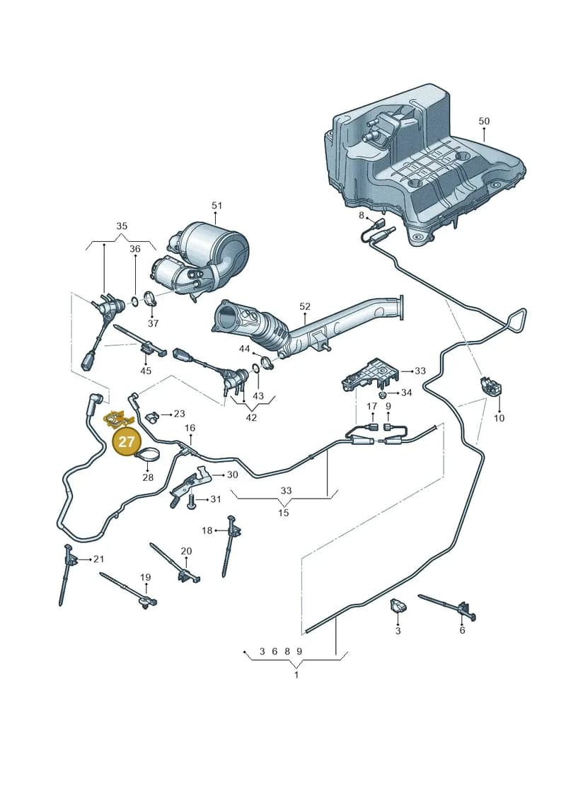 4N0131561B — Audi A8 (2017-2025) diagram 838201072, position 27