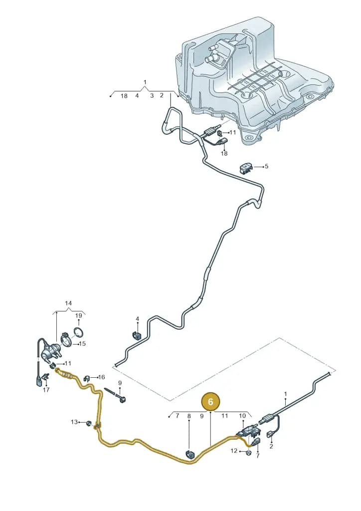 4N0131960G — Audi A8 (2017-2025) diagram 838201700, position 6