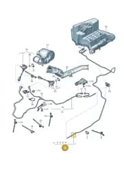 4N0131962B Audi Transfer Line for AdBlue
