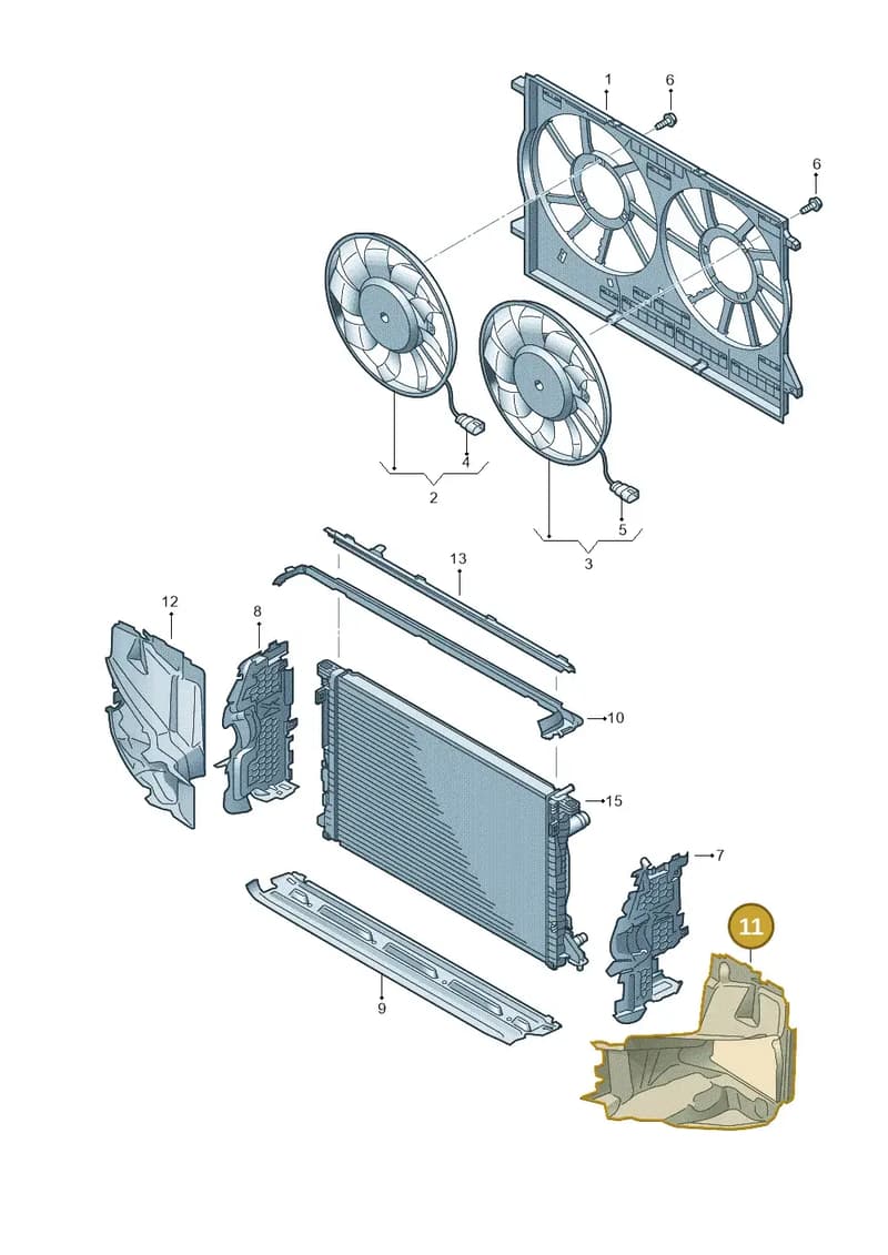 4N0145333R — Audi A8 (2017-2025) diagram 838121920, position 11