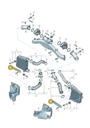 4N0145551 Audi Cover for Charge Air Cooler
