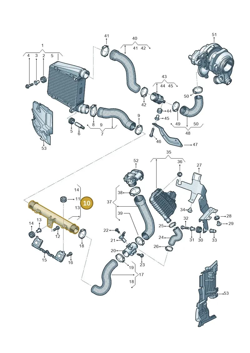 4N0145673Q — Audi A8 (2017-2025) diagram 838145580, position 10