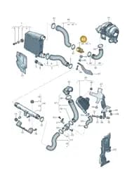 4N0145674 Audi Pressure Pipe