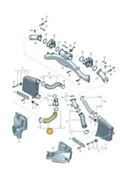 4N0145708E Audi Pressure Hose