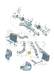 4N0145709E Audi Pressure Hose