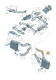 4N0145737Q Audi Pressure Hose