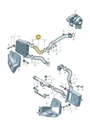 4N0145738K Audi Pressure Hose