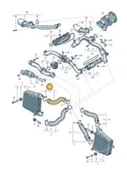 4N0145738M Audi Pressure Hose