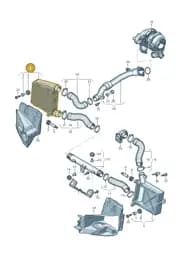 4N0145806K Audi Charge Air Cooler