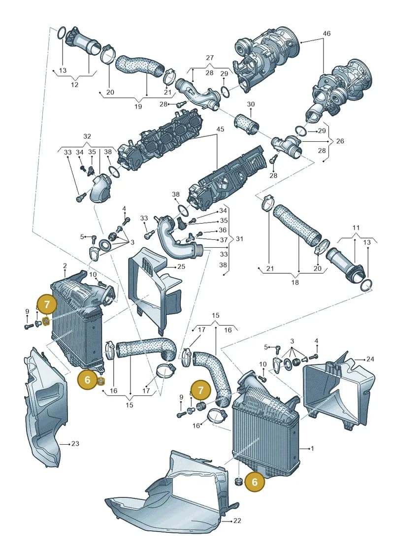 4N0145824A — Audi RS Q8 (2019-2025) diagram 595145060, position 6+7