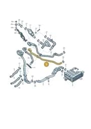 4N0145920D Audi Coolant Hose