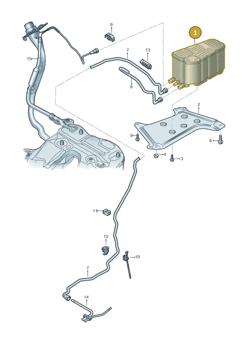 4N0201801J — Audi RS6 Avant (2019-2025) diagram 538201830, position 1