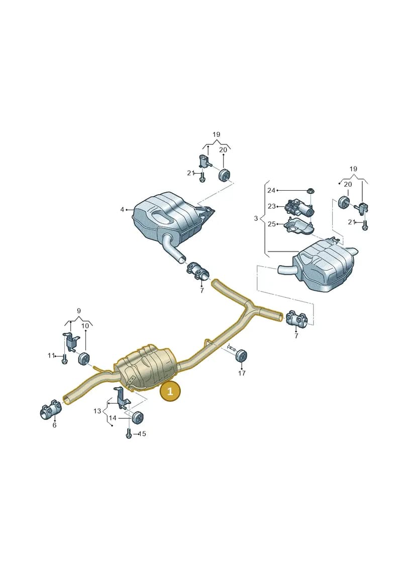4N0253409S — Audi A8 (2017-2025) diagram 838253850, position 1