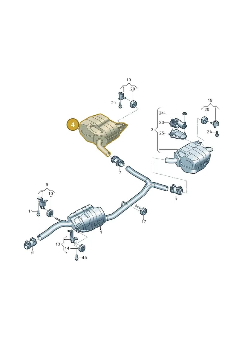 4N0253610N — Audi A8 (2017-2025) diagram 838253850, position 4