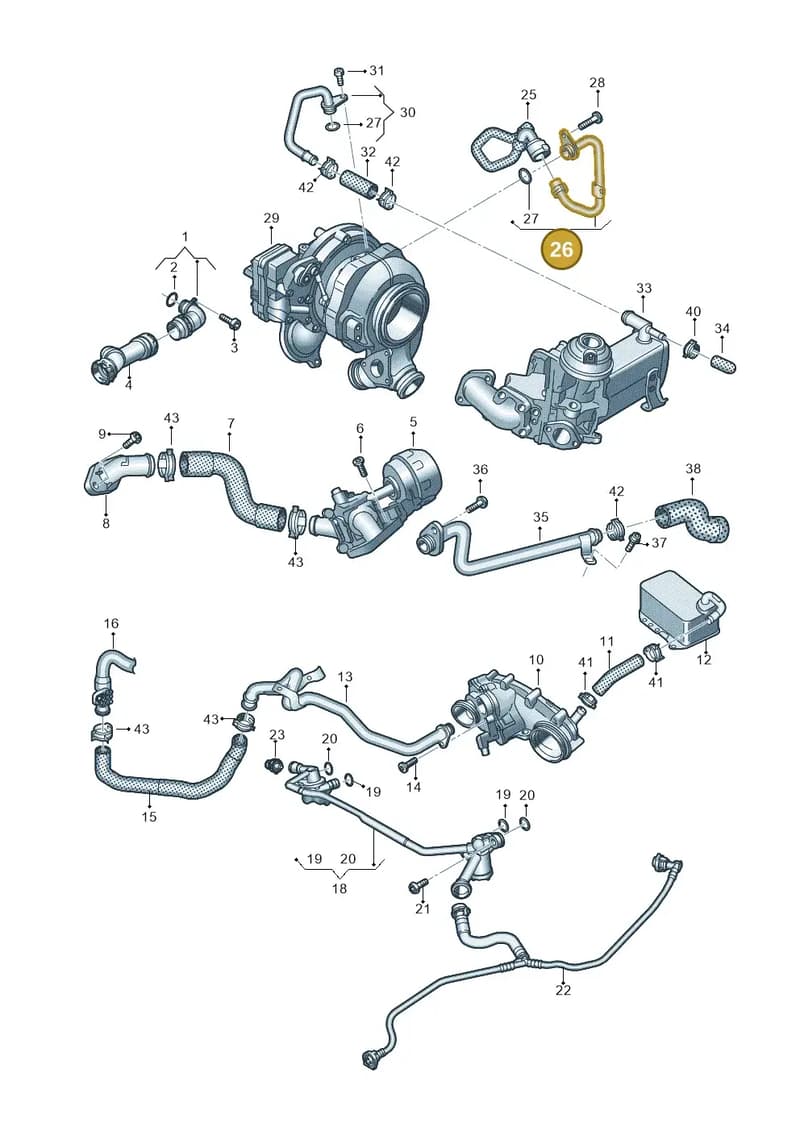 4N0265235H — Audi A8 (2017-2025) diagram 838121052, position 26