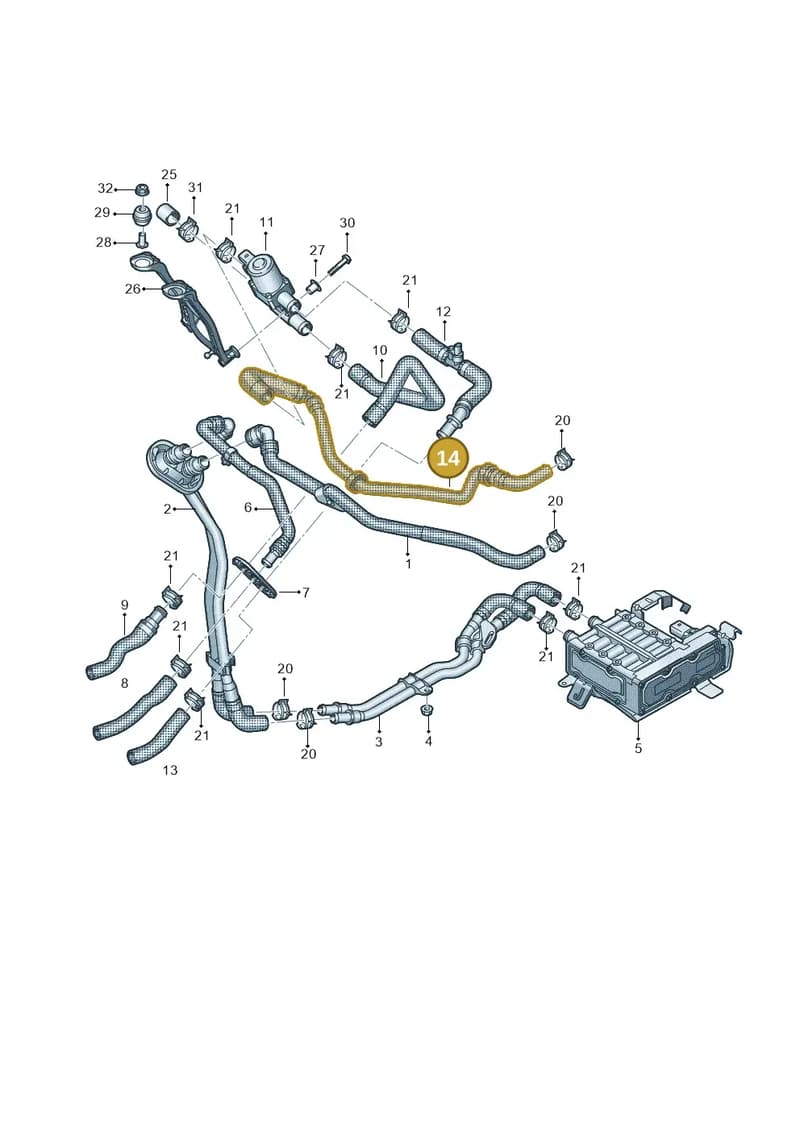 4N0265347C — Audi A8 (2017-2025) diagram 838121071, position 14