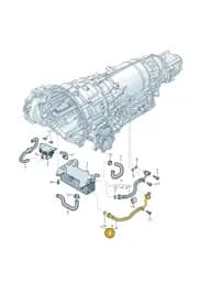 4N0317818AF Audi Oil Pressure Line