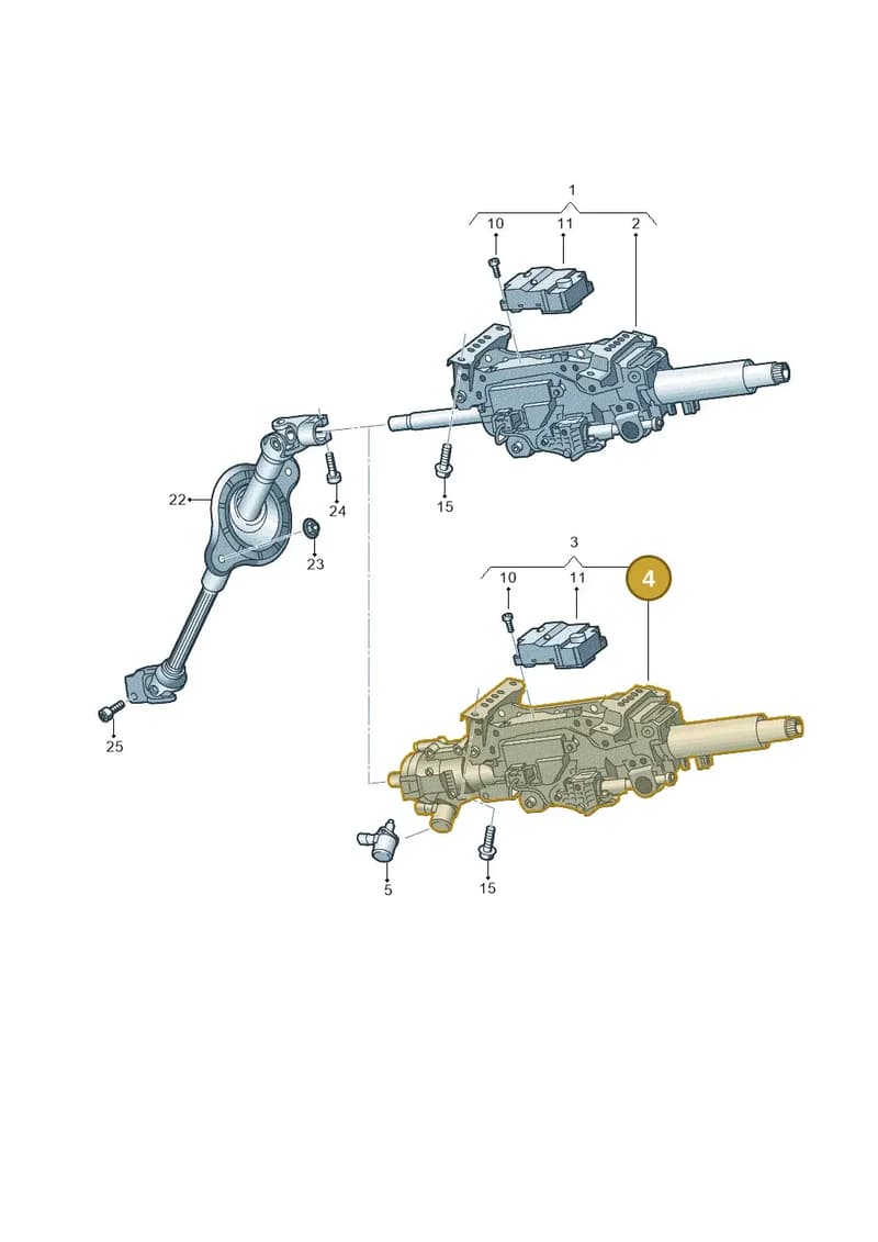 4N0419502T — Audi A8 (2017-2025) diagram 838419500, position 4