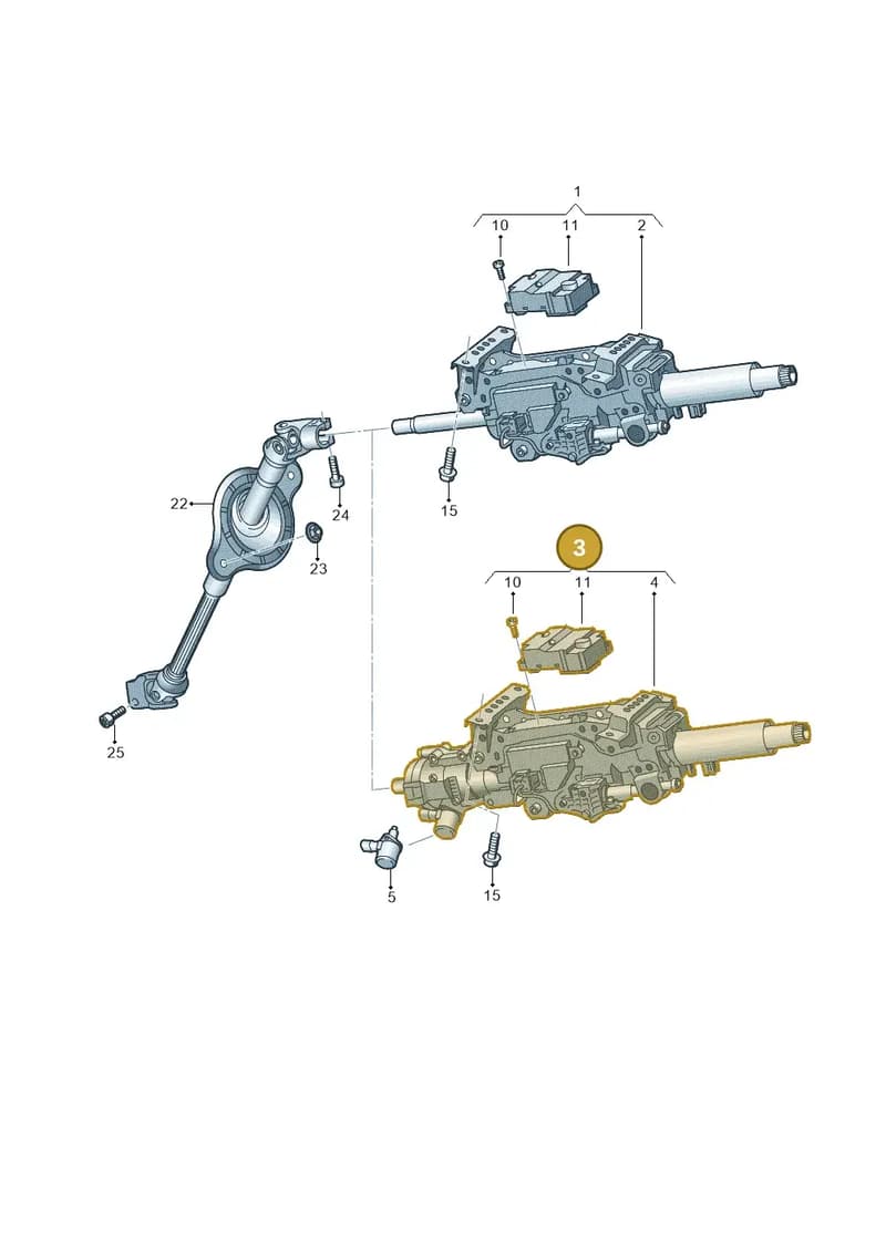 4N0419506R — Audi A8 (2017-2025) diagram 838419500, position 3