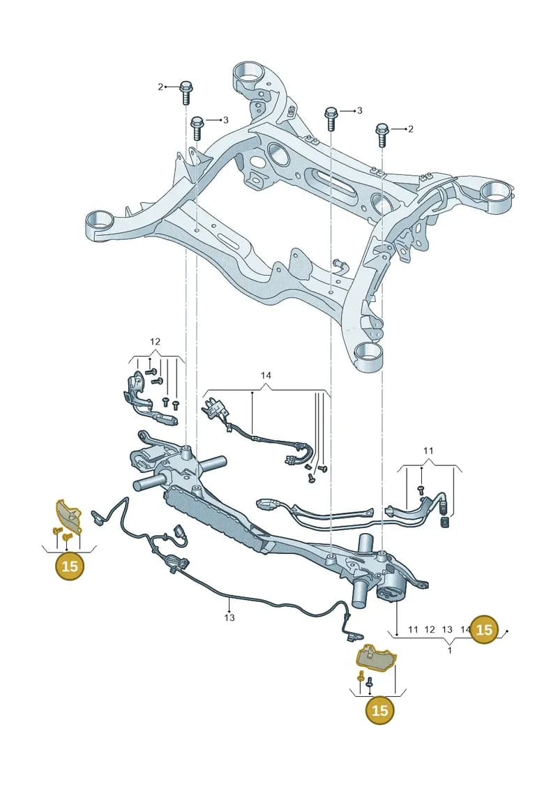 4N0501247 — Audi A8 (2017-2025) diagram 838505150, position 15