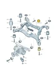 4N0505235AJ Audi Support Frame