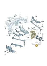 4N0505431G Audi Wheel Bearing Housing