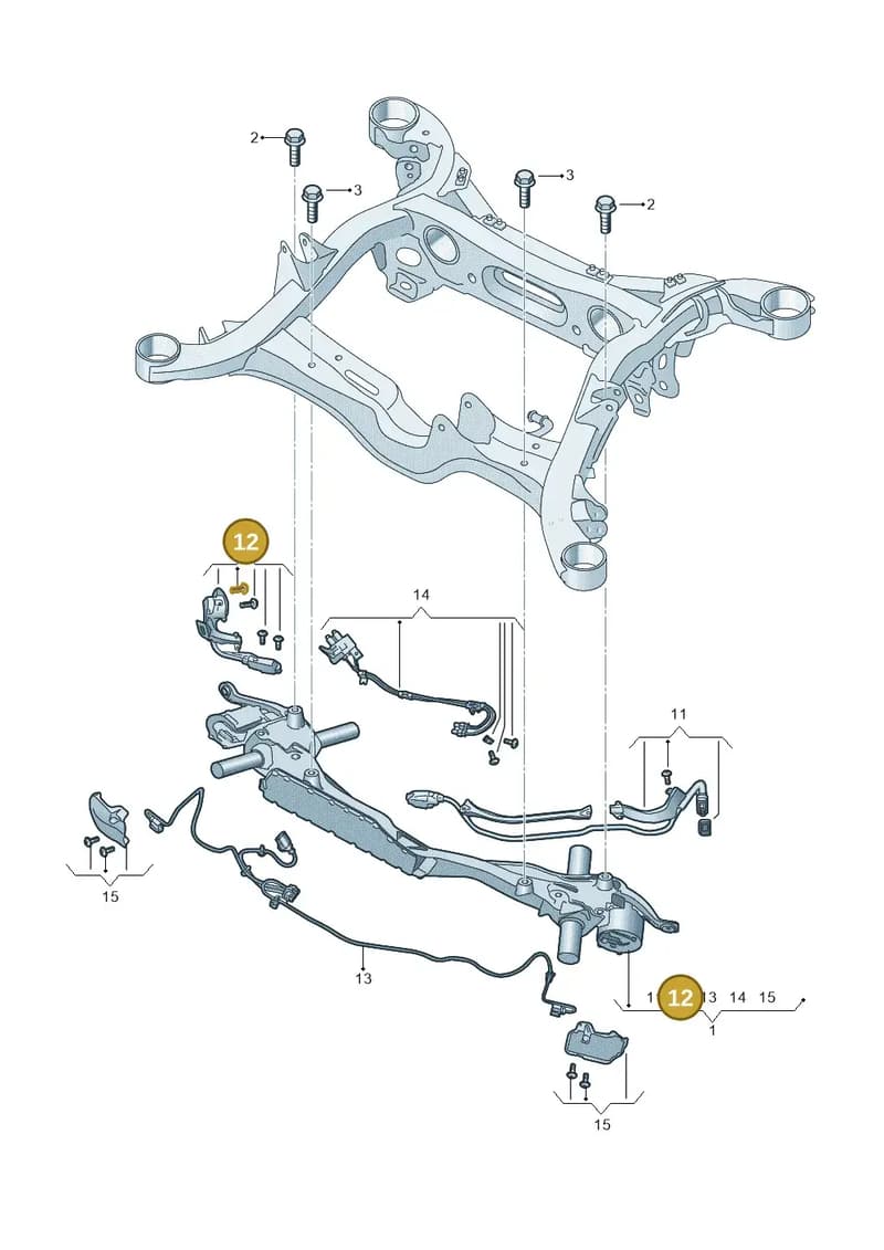 4N0511634 — Audi A8 (2017-2025) diagram 838505150, position 12