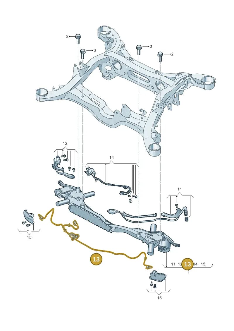 4N0511637 — Audi A8 (2017-2025) diagram 838505150, position 13