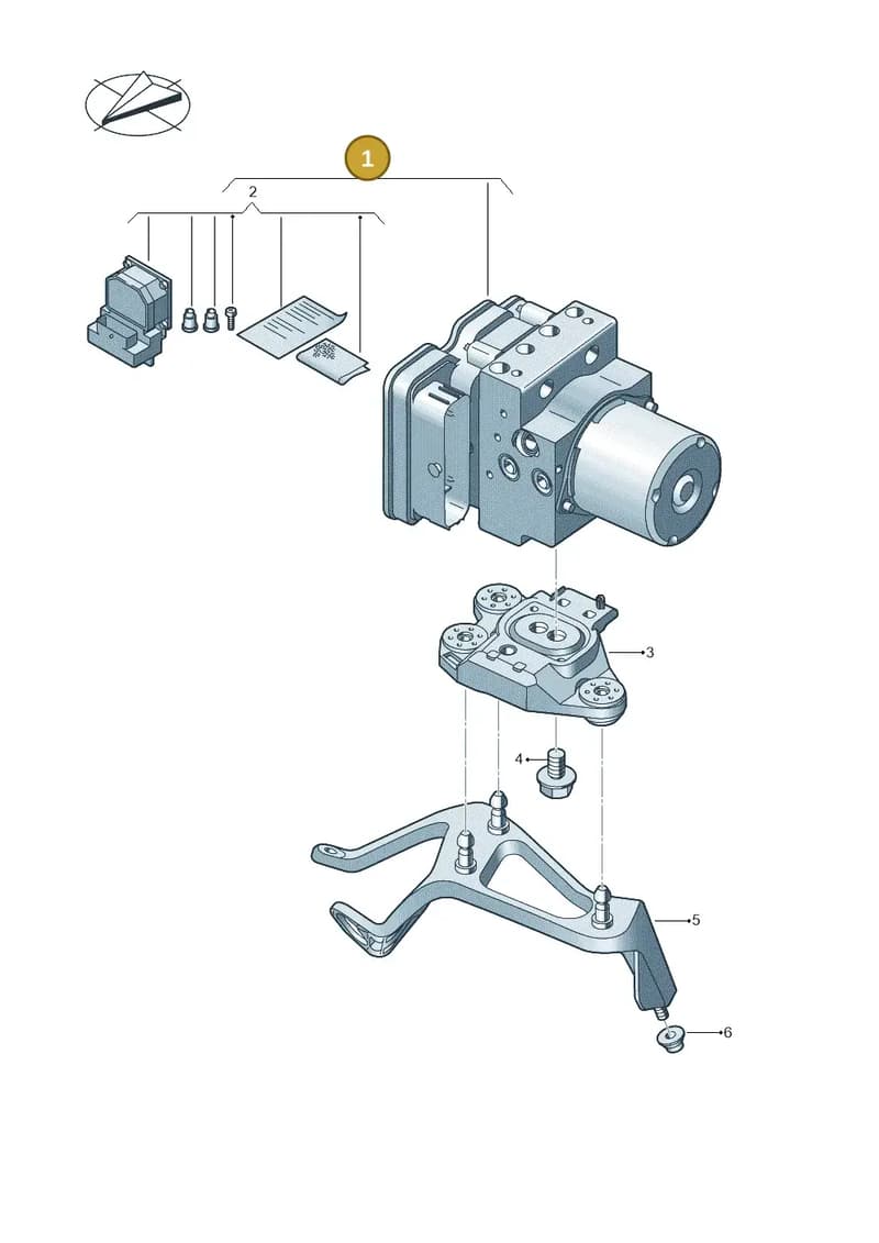 4N0614517ANBEF — Audi A8 (2017-2025) diagram 838614100, position 1