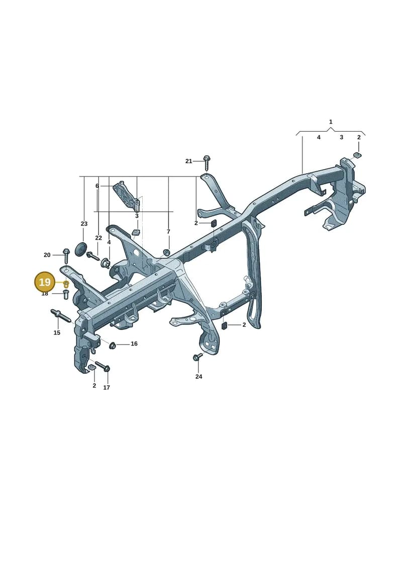 4N0721526A — Audi A7 (2021-) diagram 4kg857000, position 19