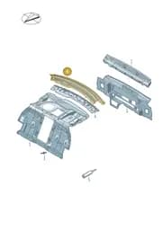 4N0813531D Audi Cross Member