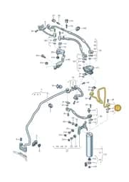 4N0816535A Audi Refrigerant Line