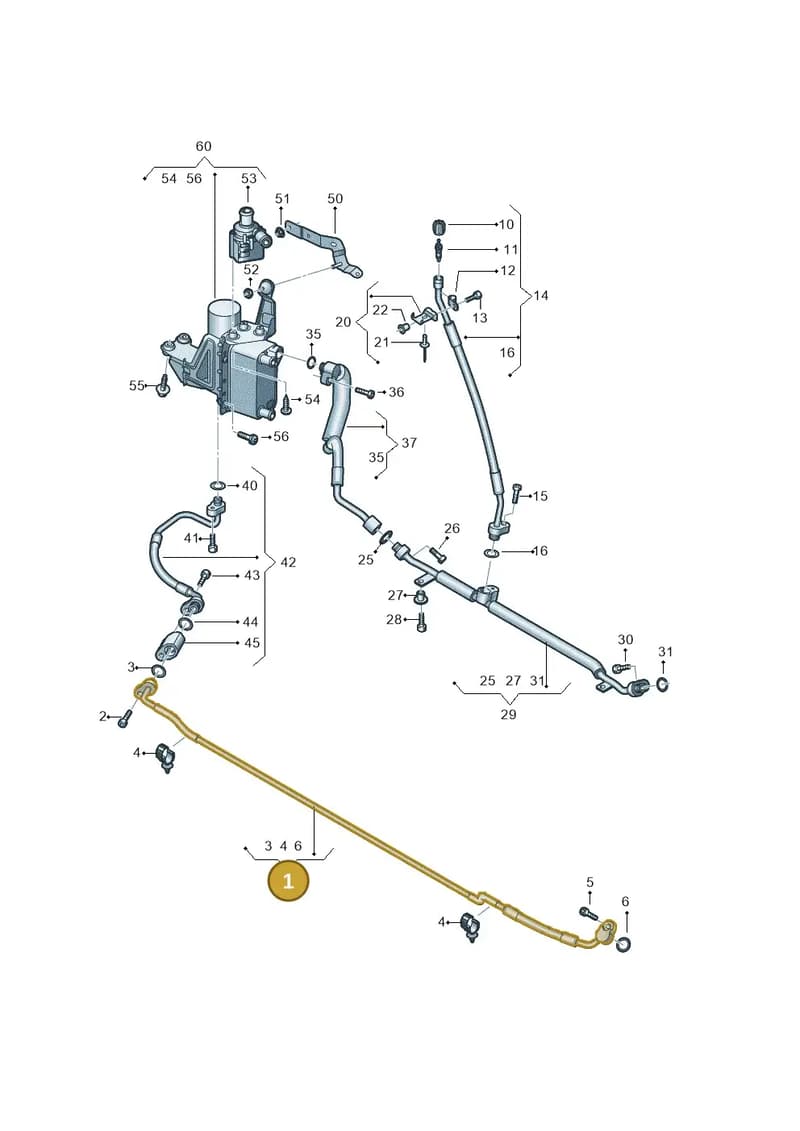 4N0816733D — Audi A8 (2017-2025) diagram 838260780, position 1