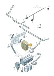 4N0819254D Audi Fan Motor