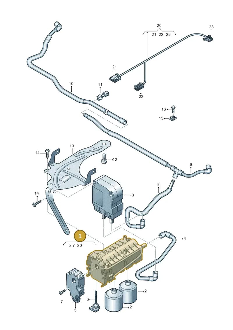 4N0819573 — Audi RS6 Avant (2019-2025) diagram 435819150, position 1