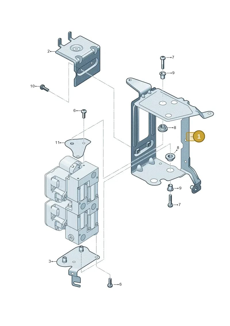 4N0820196L — Audi A8 (2017-2025) diagram 838260760, position 1