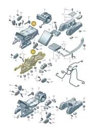 4N0820329 Audi Air Distribution Housing