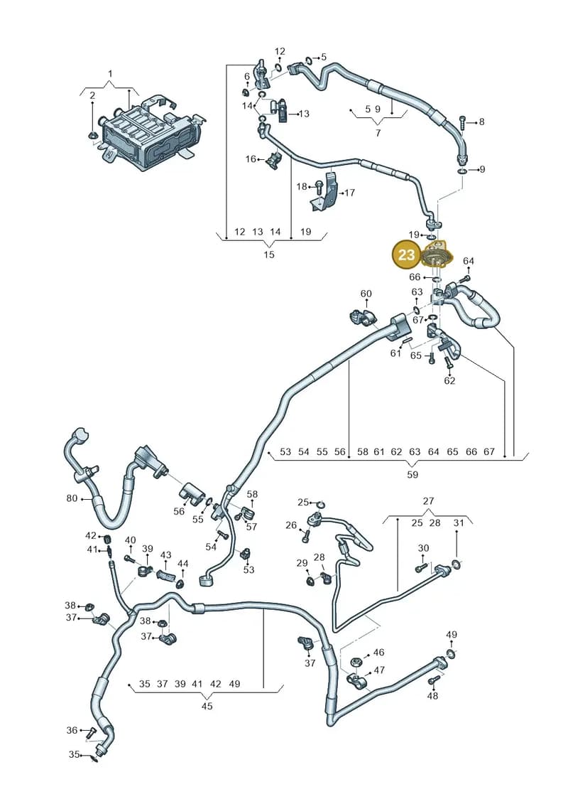 4N0820339C — Audi A8 (2017-2025) diagram 838260850, position 23