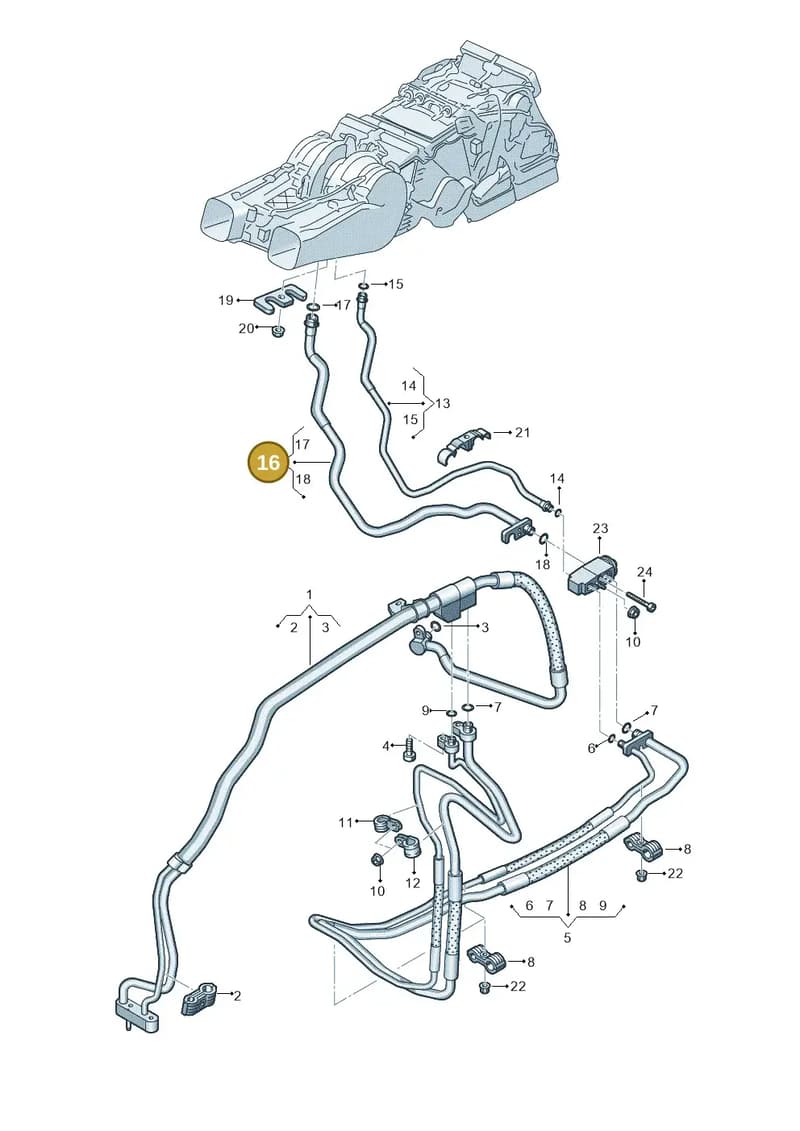 4N0820727B — Audi A8 (2017-2025) diagram 838260900, position 16