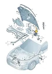 4N0823282 Audi Impact Protection