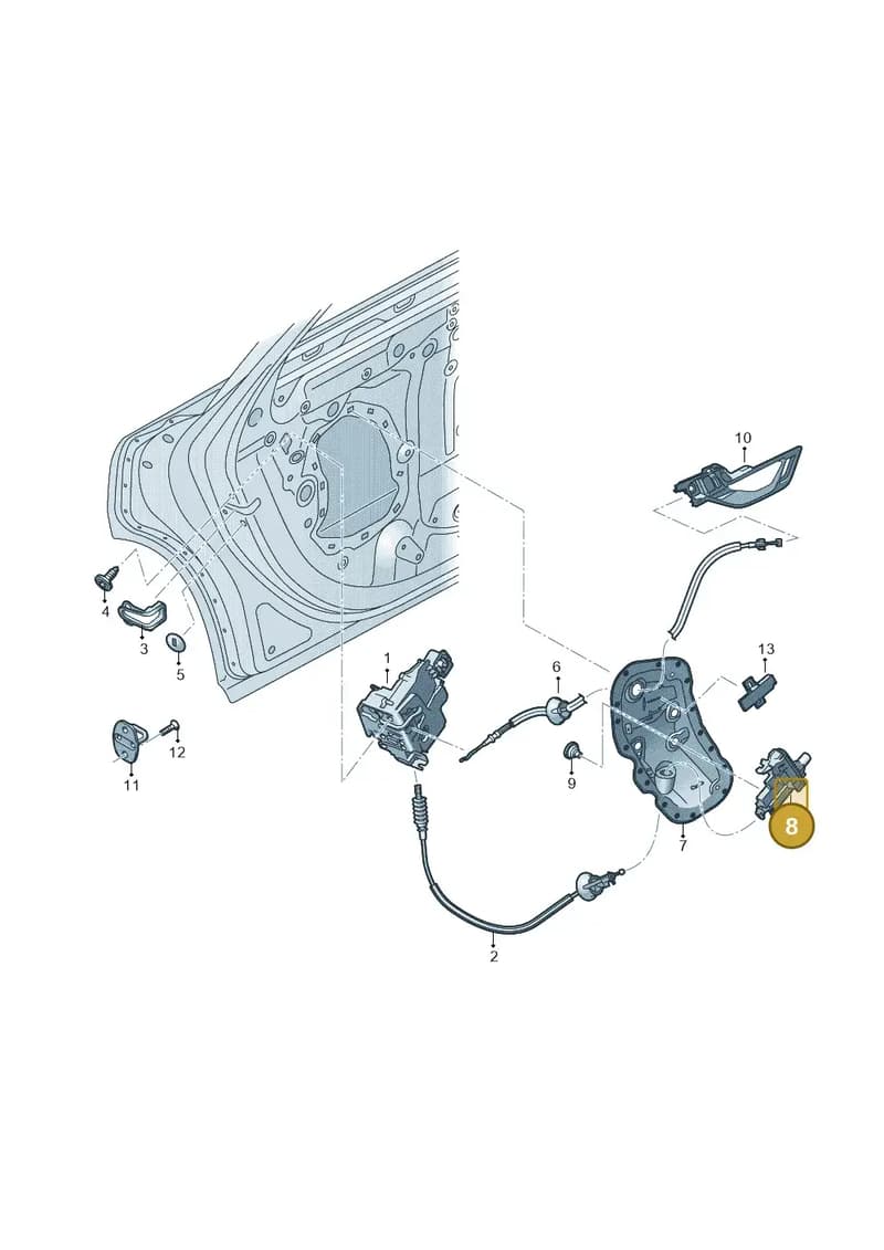 4N0837059 — Audi RS Q8 (2019-2025) diagram 429839030, position 8