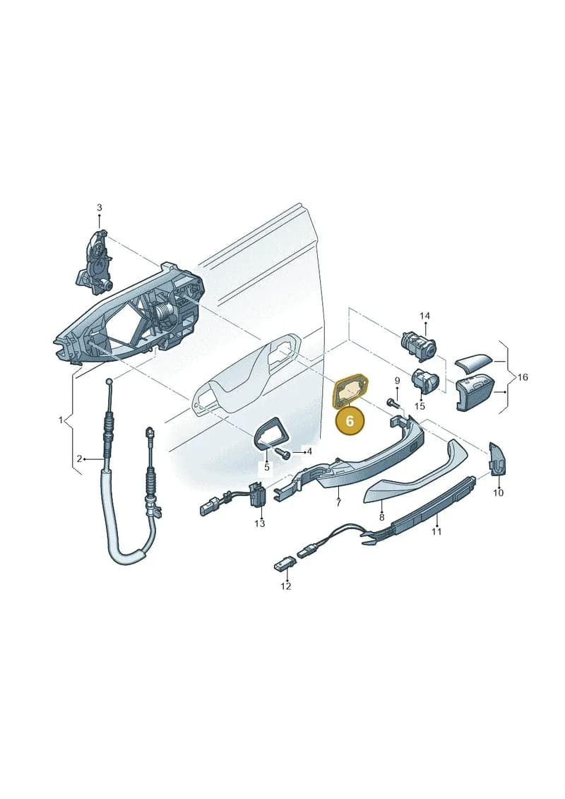 4N0837277 — Audi RS e-tron GT (2020-2025) diagram 838837000, position 6