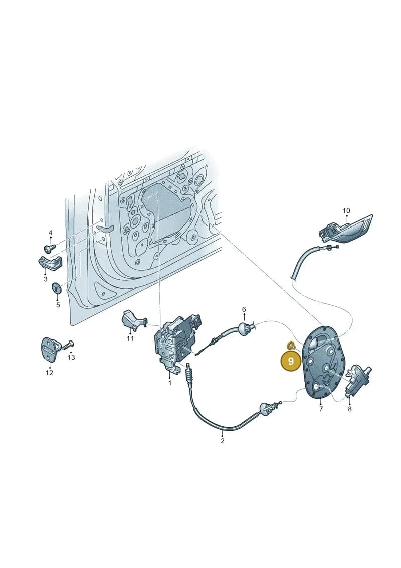 4N0837311 — Audi RS Q8 (2019-2025) diagram 429837030, position 9