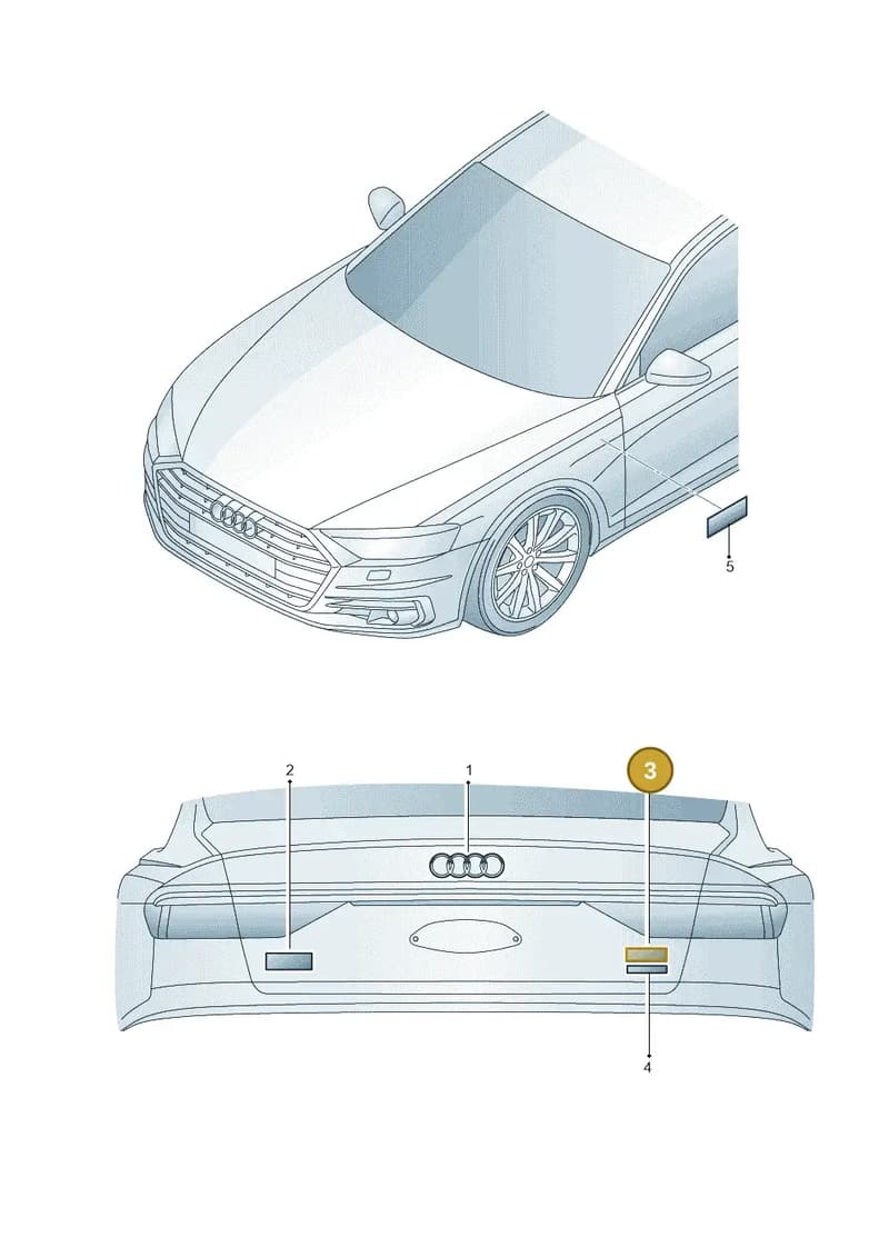 4N0853744C2ZZ — Audi A8 (2017-2025) diagram 838853700, position 3