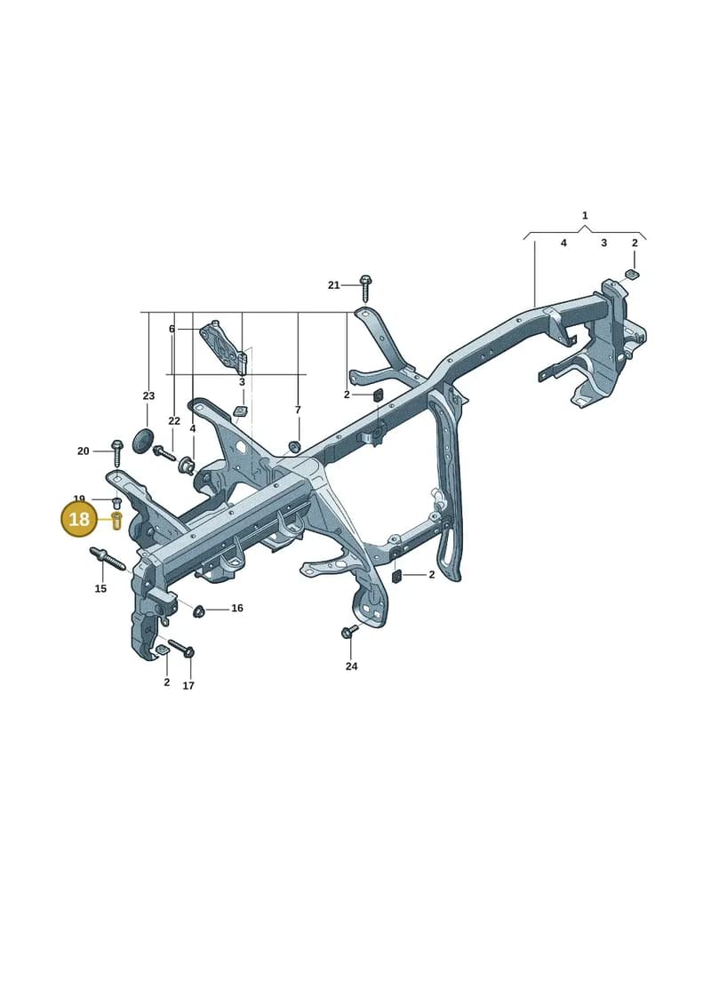4N0857515A — Audi A7 (2021-) diagram 4kg857000, position 18
