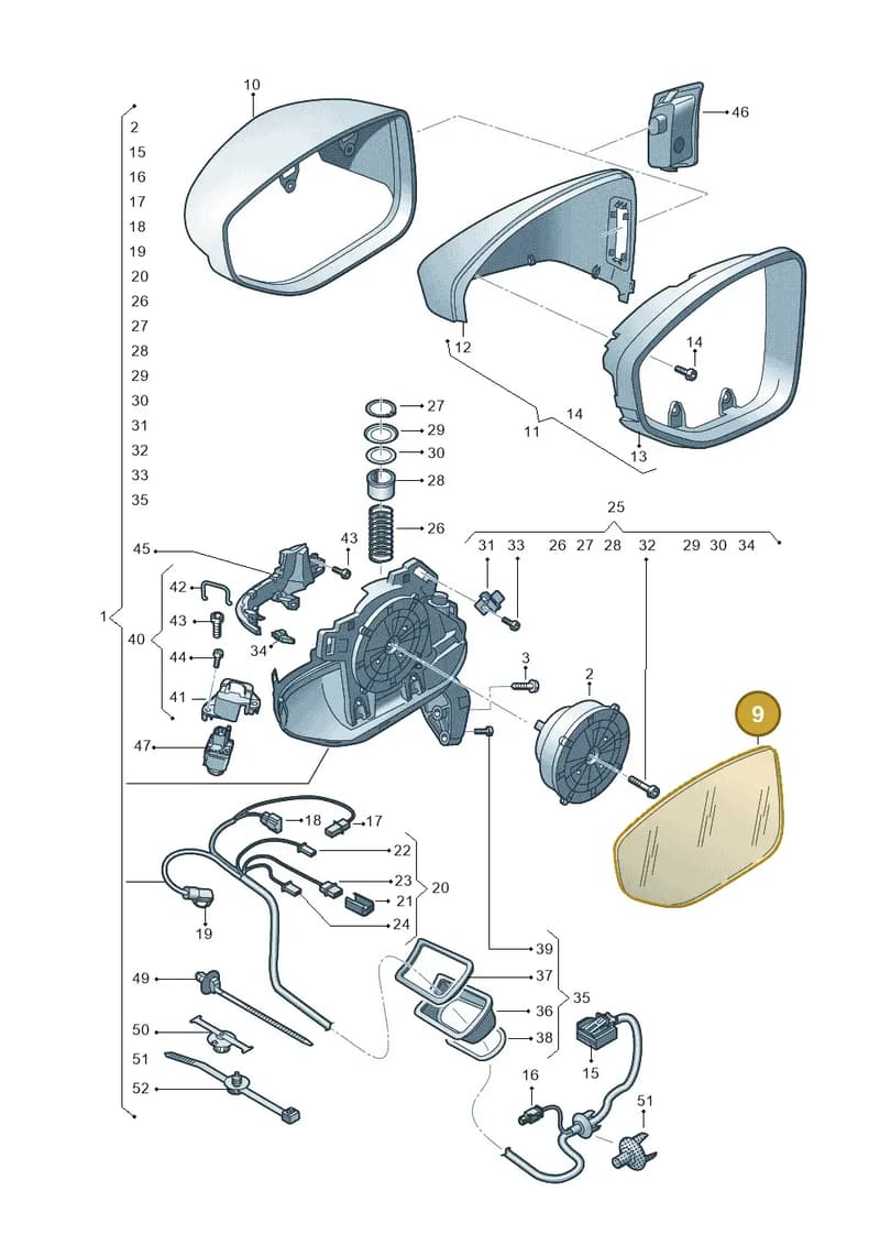 4N0857536B — Audi RS e-tron GT (2020-2025) diagram 838857400, position 9