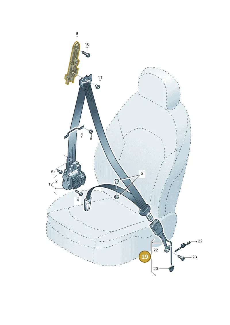 4N0857755AAMNB — Audi A8 (2017-2025) diagram 838857600, position 19