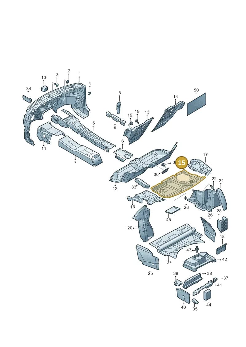 4N0863874B — Audi A8 (2017-2025) diagram 838863200, position 15